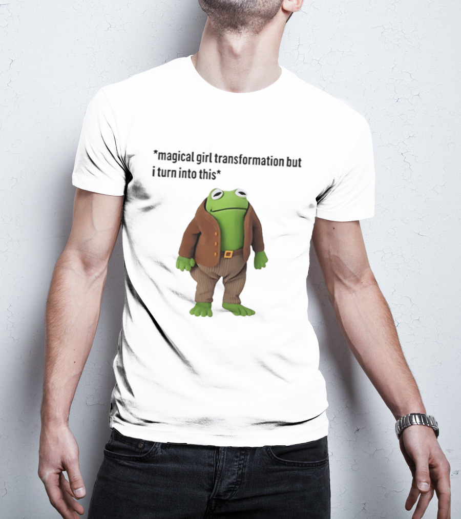 Frog And Toad Magical Girl Transformation Meme T-Shirt