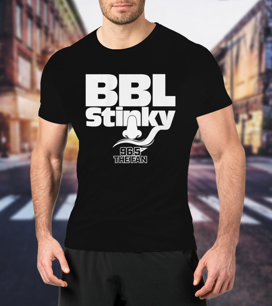 BBL Stinky 96.5 The Fan T-Shirt