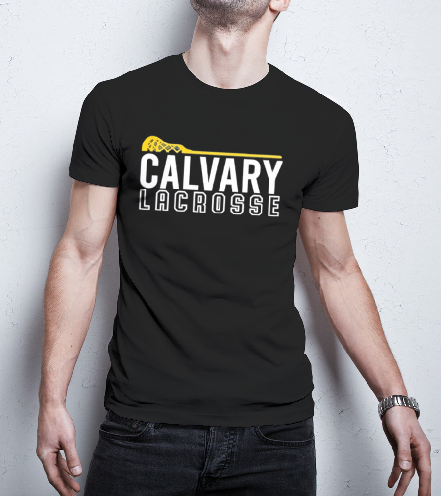 Calvary Lacrosse Stick Sports T-Shirt