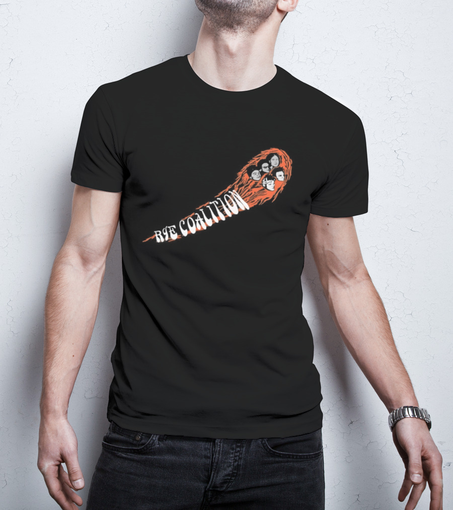 Rye Coalition Fireball Band Faces Comet T-Shirt