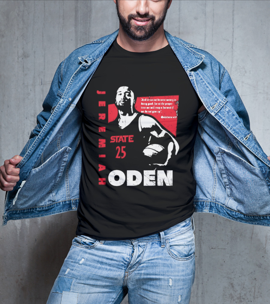 Jeremiah Oden San Diego State 25 Galatians 6:9 T-Shirt