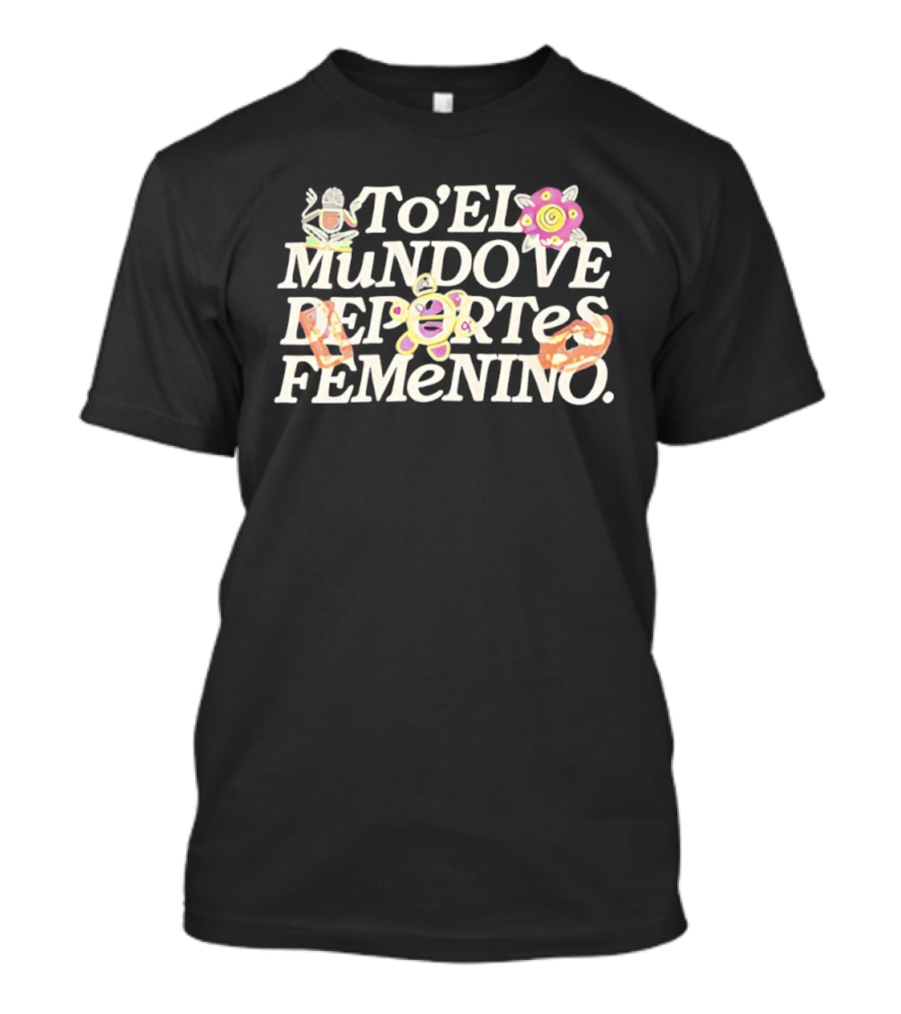 To El Mundo Deportes Femenino Pastel Floral T-Shirt