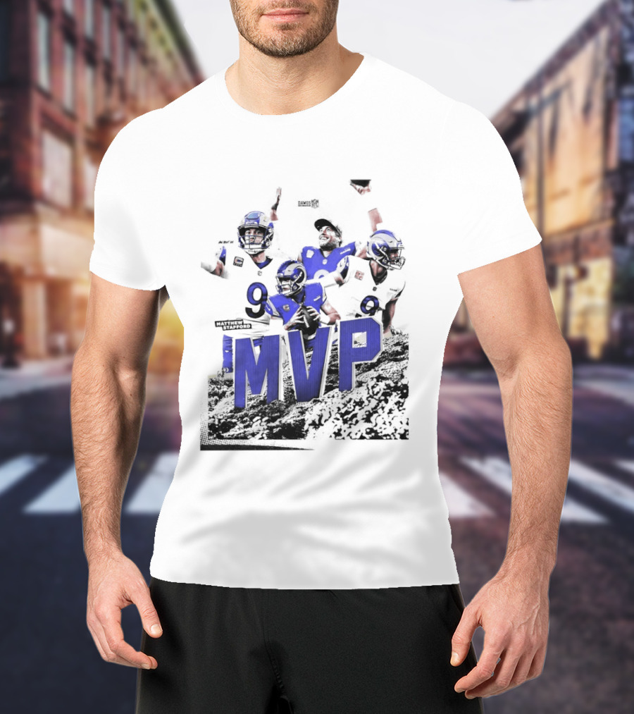 Los Angeles Rams Matthew Stafford Football MVP T-Shirt