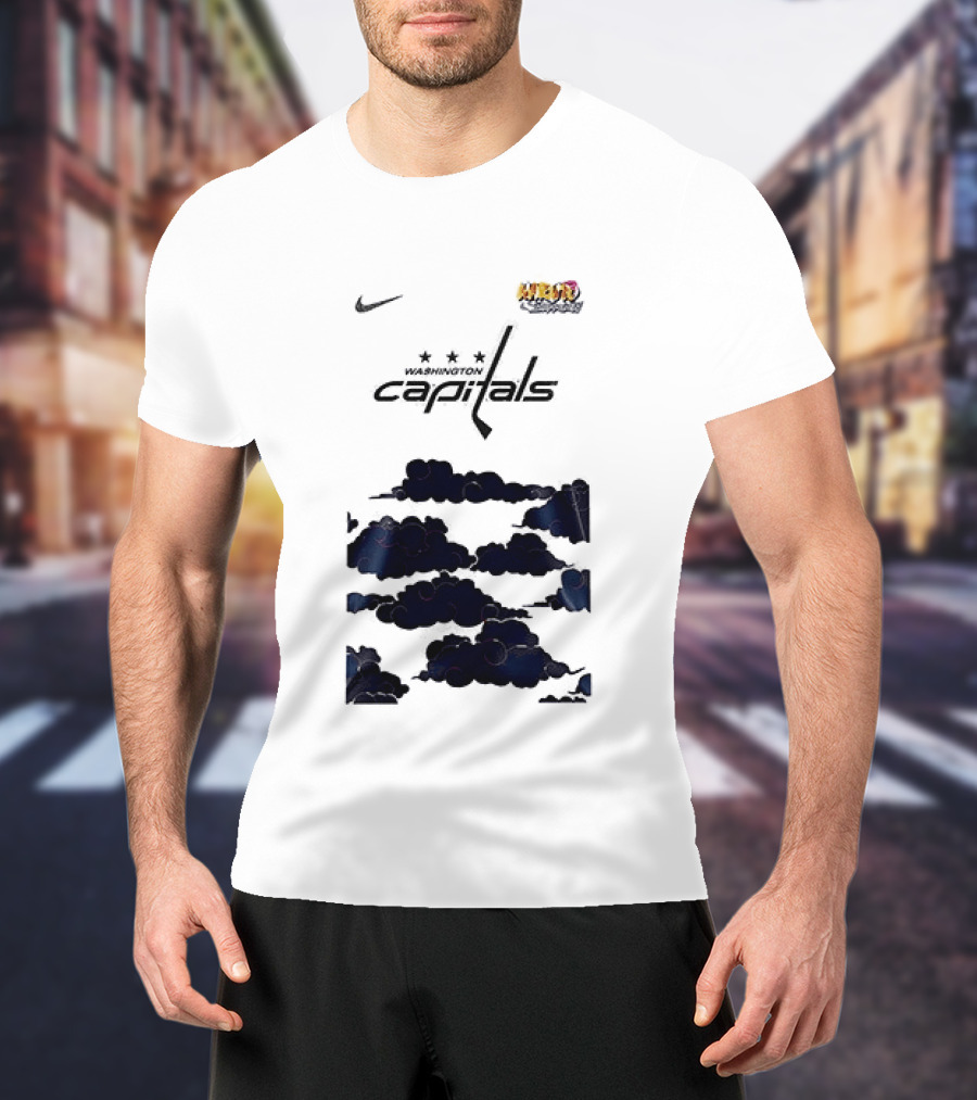 Nike Washington Capitals X Naruto Shippuden Collaboration T-Shirt
