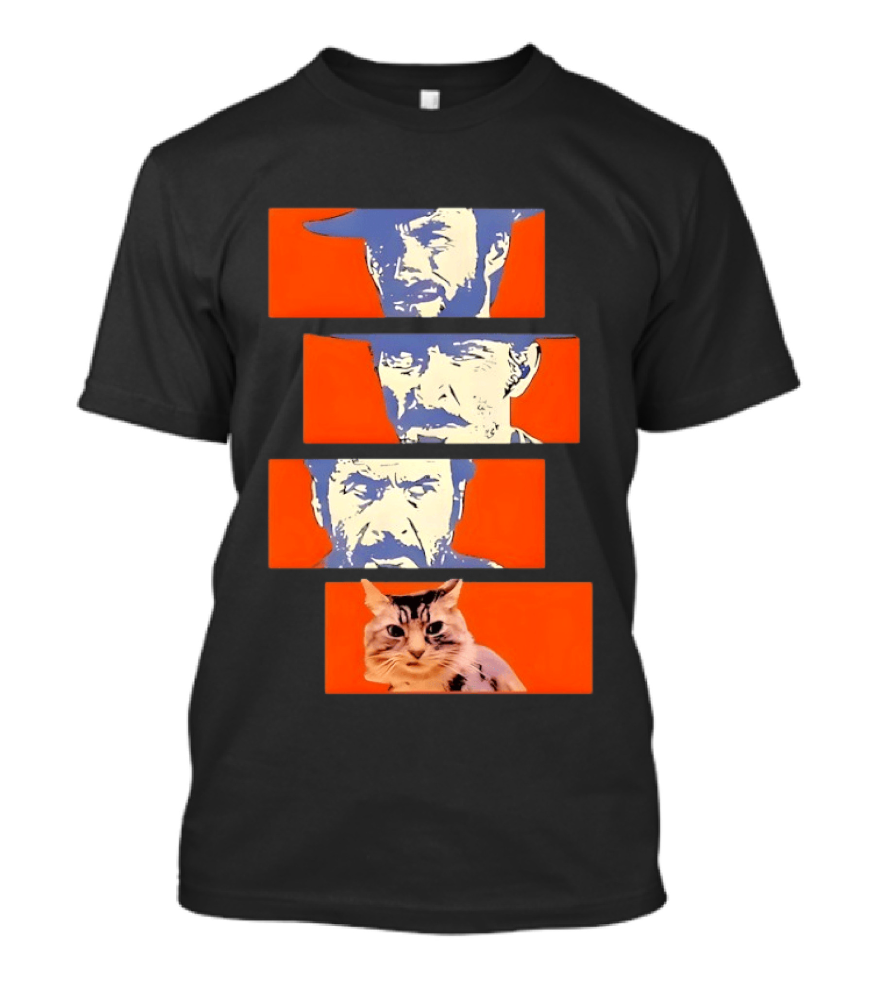 Buono Brutto Cattivo And Cat Pop T-Shirt