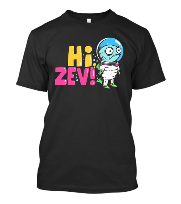 Hi ZEV Astronaut Fish In Spacesuit With Bubble Helmet T-Shirt
