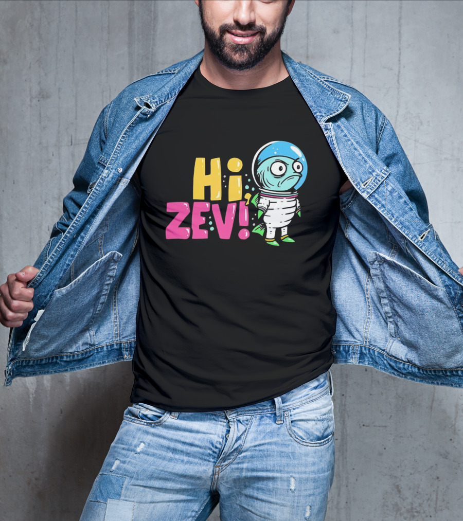 Hi ZEV Astronaut Fish In Spacesuit With Bubble Helmet T-Shirt