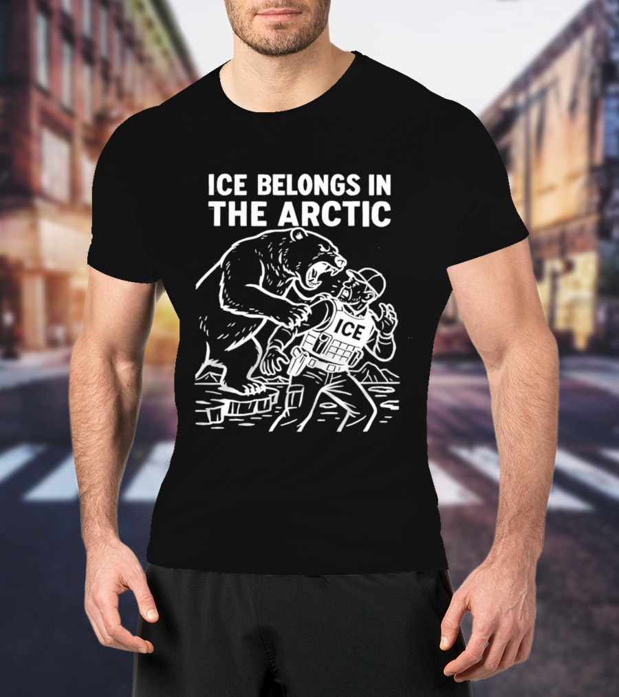 Ice Belongs In The Arctic Bear Confronts ICEбаdy T-Shirt