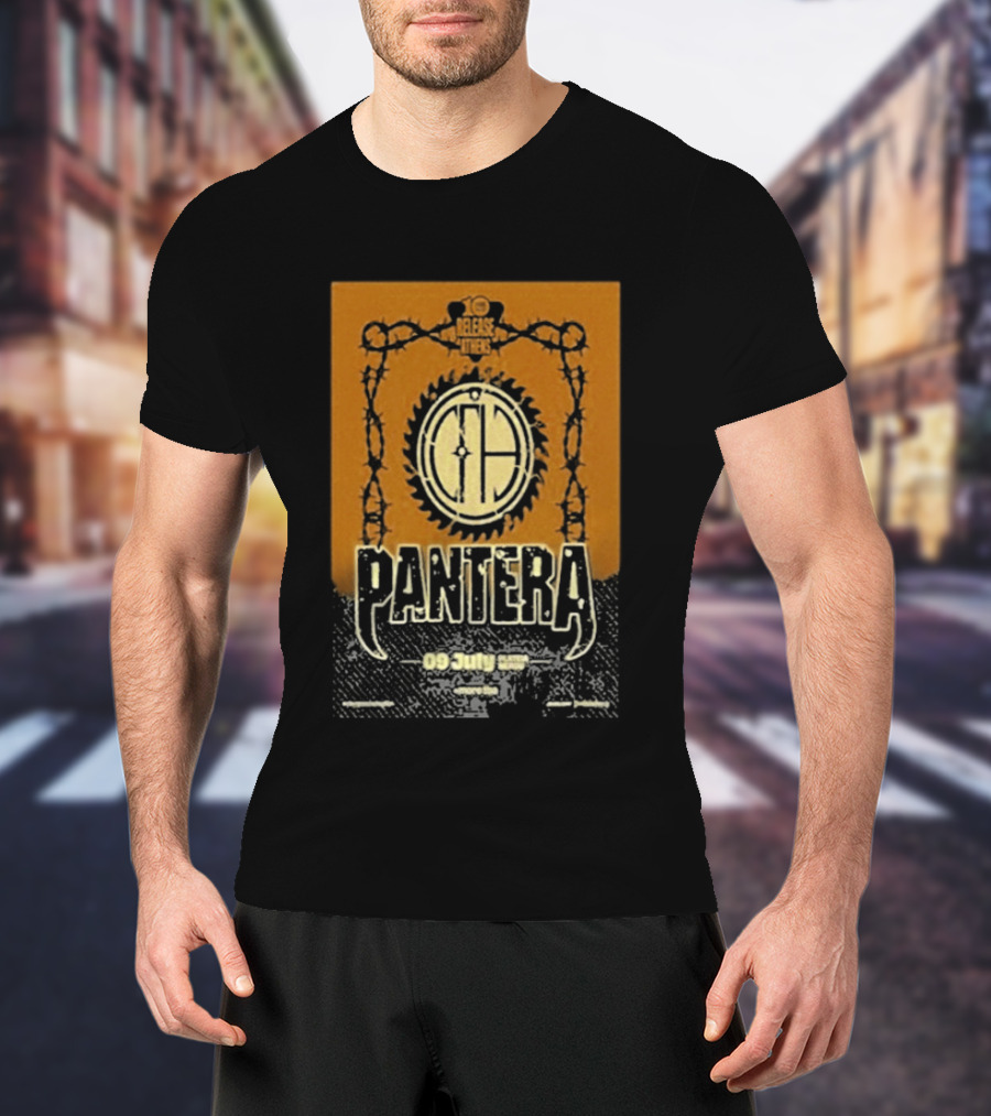 Pantera Plateia Nerou Athens July 9 2026 Greek Event Artillery Gear Sign T-Shirt