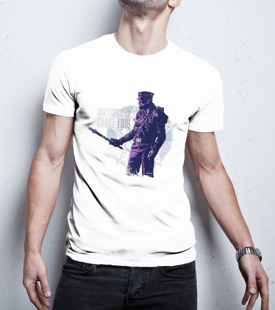 Coyle Don't Make Me Chase You Purple Costume Valentine's Day T-Shirt