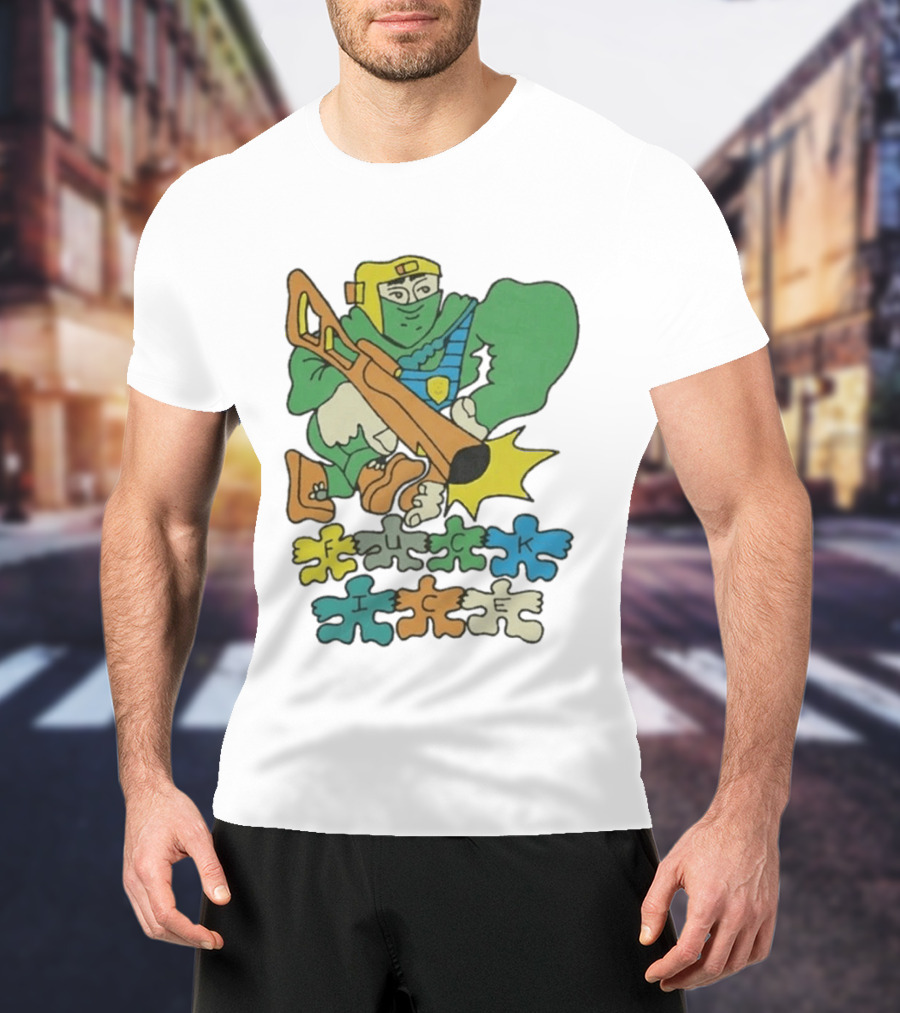 Honeytv Fuck Ice Retro Soldier Puzzle T-Shirt
