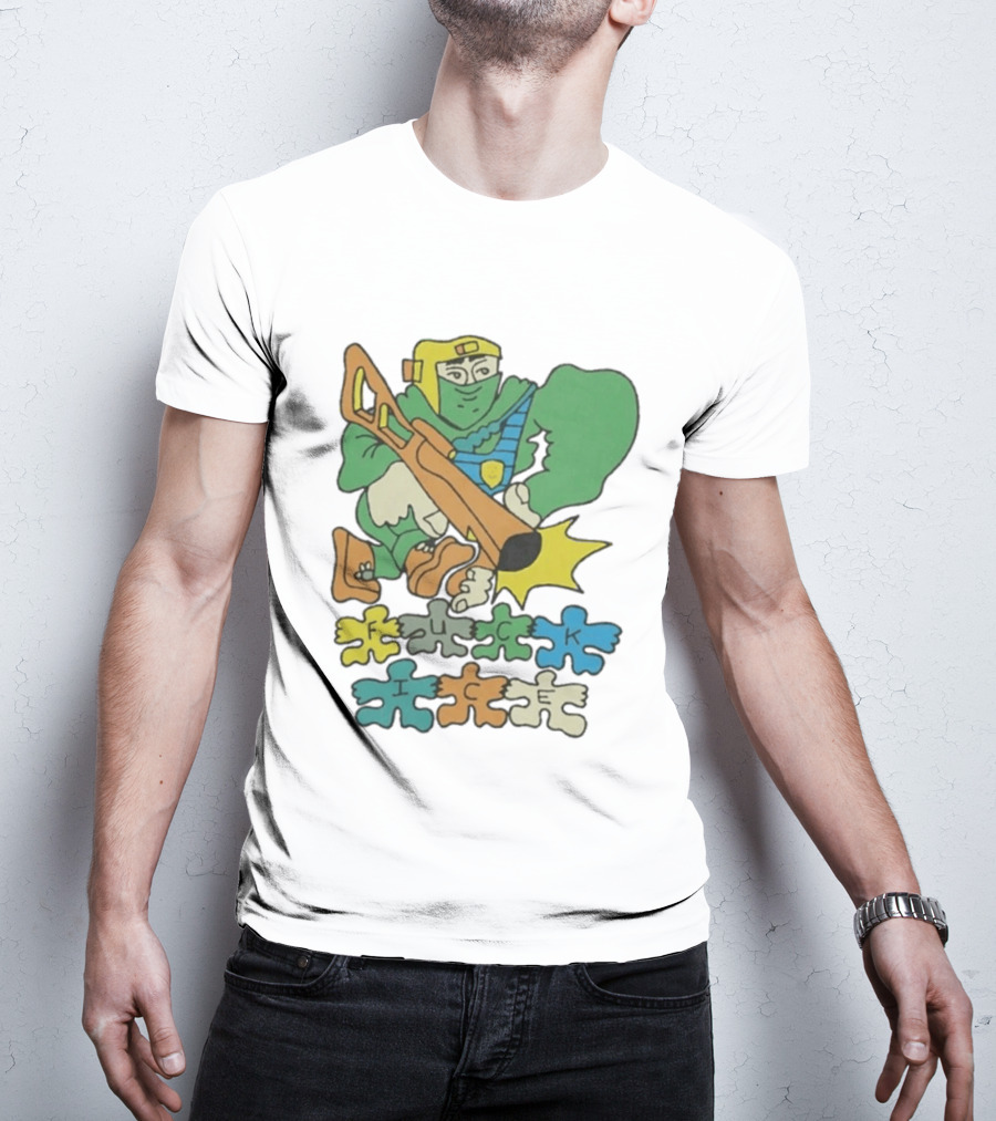 Honeytv Fuck Ice Retro Soldier Puzzle T-Shirt