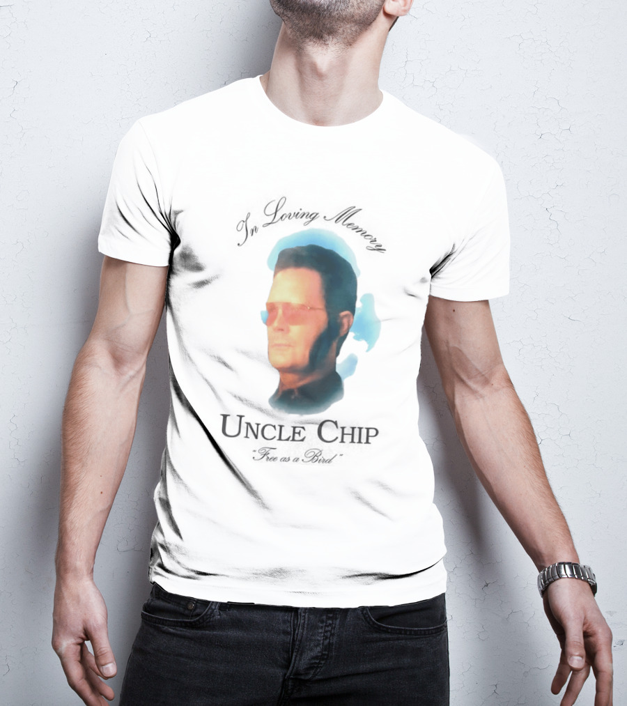 In Loving Memory Uncle Chip Free As A Bird T-Shirt