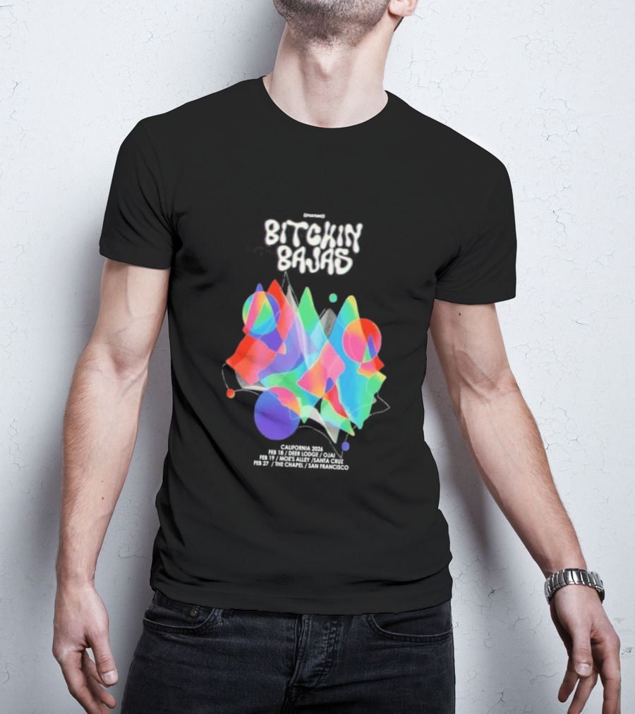 Bitchin Bajas California February 2026 Psychedelic T-Shirt