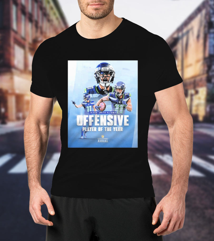 Jaxon Smith Njigba Offensive Player Of The Year Seattle Seahawks Honors T-Shirt