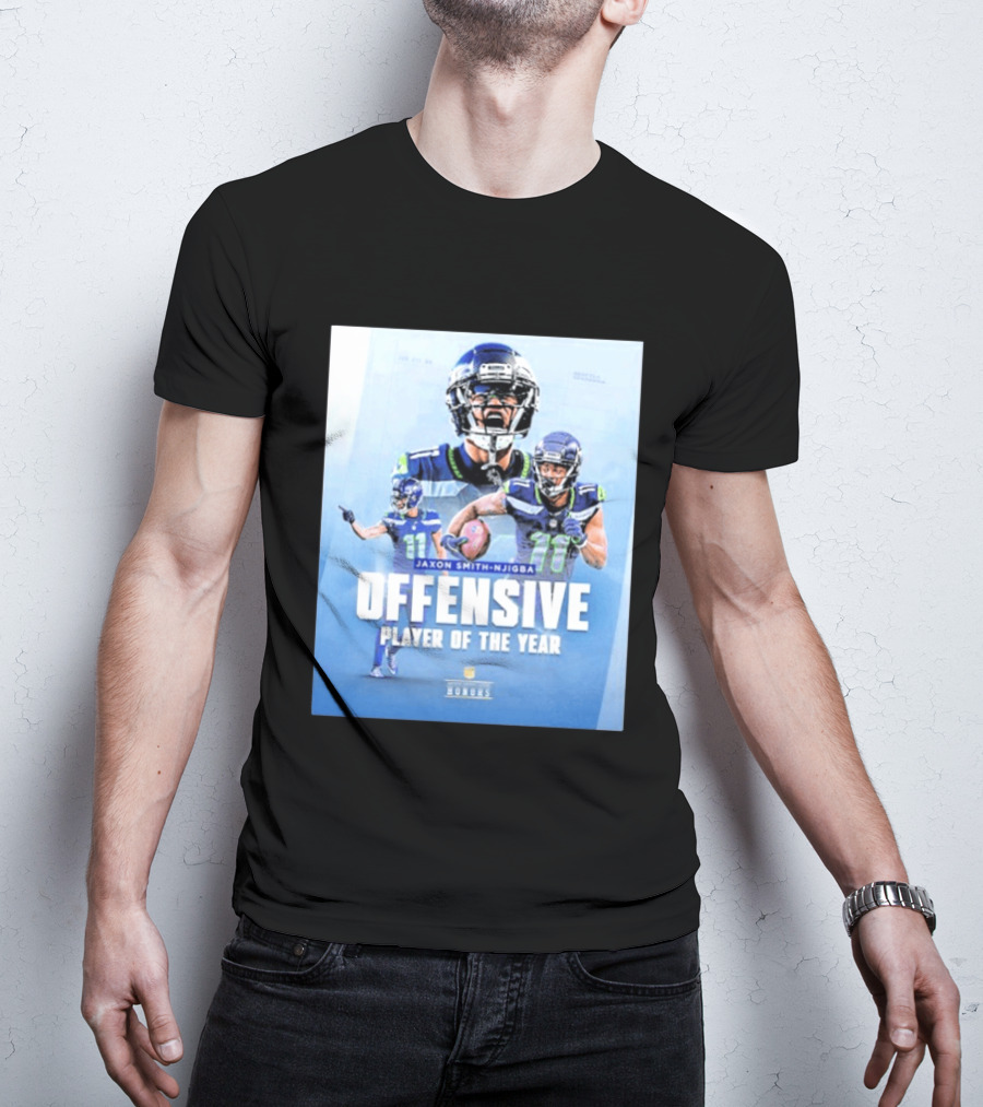 Jaxon Smith Njigba Offensive Player Of The Year Seattle Seahawks Honors T-Shirt