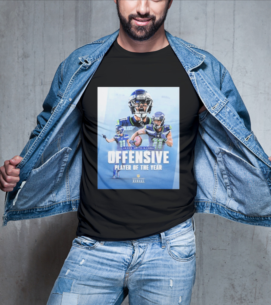 Jaxon Smith Njigba Offensive Player Of The Year Seattle Seahawks Honors T-Shirt