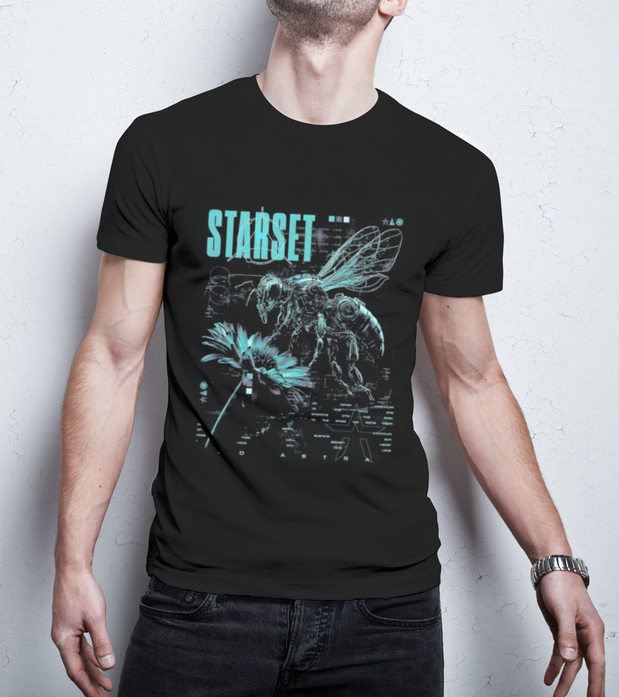 Starset Silos Ad Astra Bee Flower T-Shirt