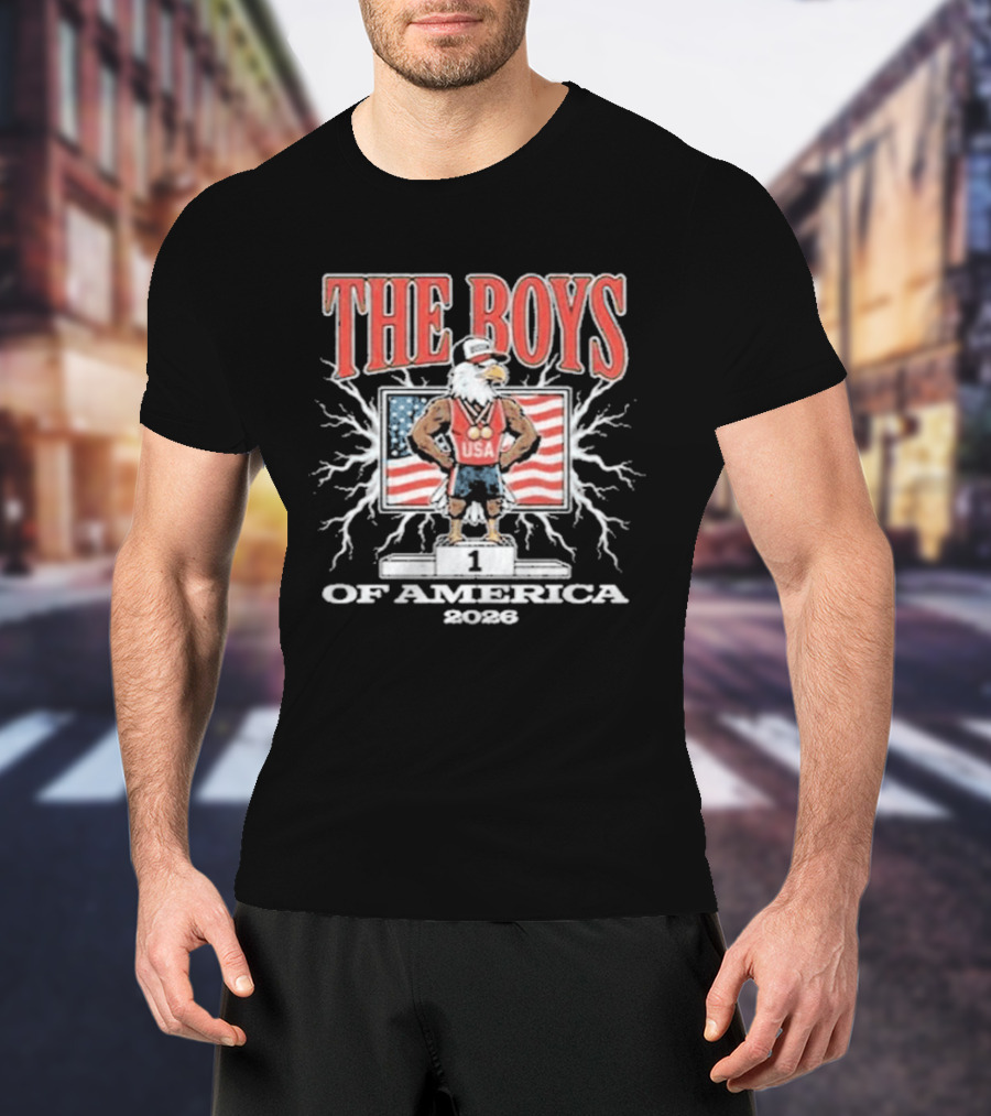 The Boys USA Eagle American Flag 2026 T-Shirt