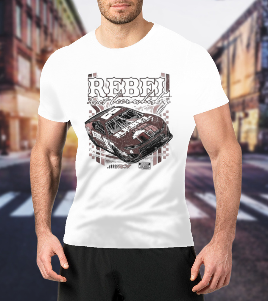 Kyle Busch Rebel Root Whiskey Richard Childress Racing Car T-Shirt