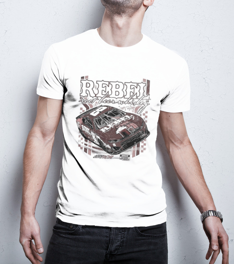 Kyle Busch Rebel Root Whiskey Richard Childress Racing Car T-Shirt