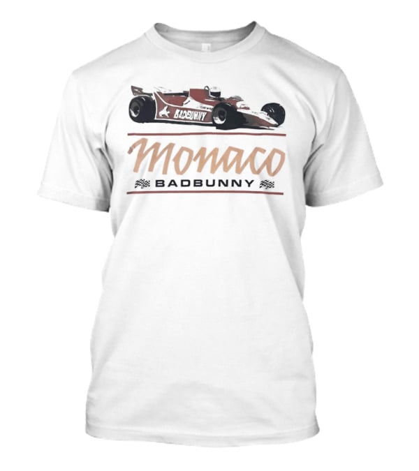 Monaco Grand Prix Bad Bunny Racing Collaboration T-Shirt