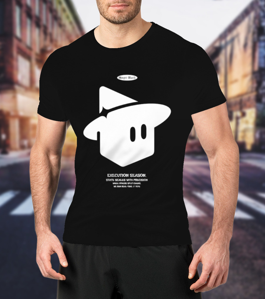 Execution Season Magic Block State Scales With Precision T-Shirt