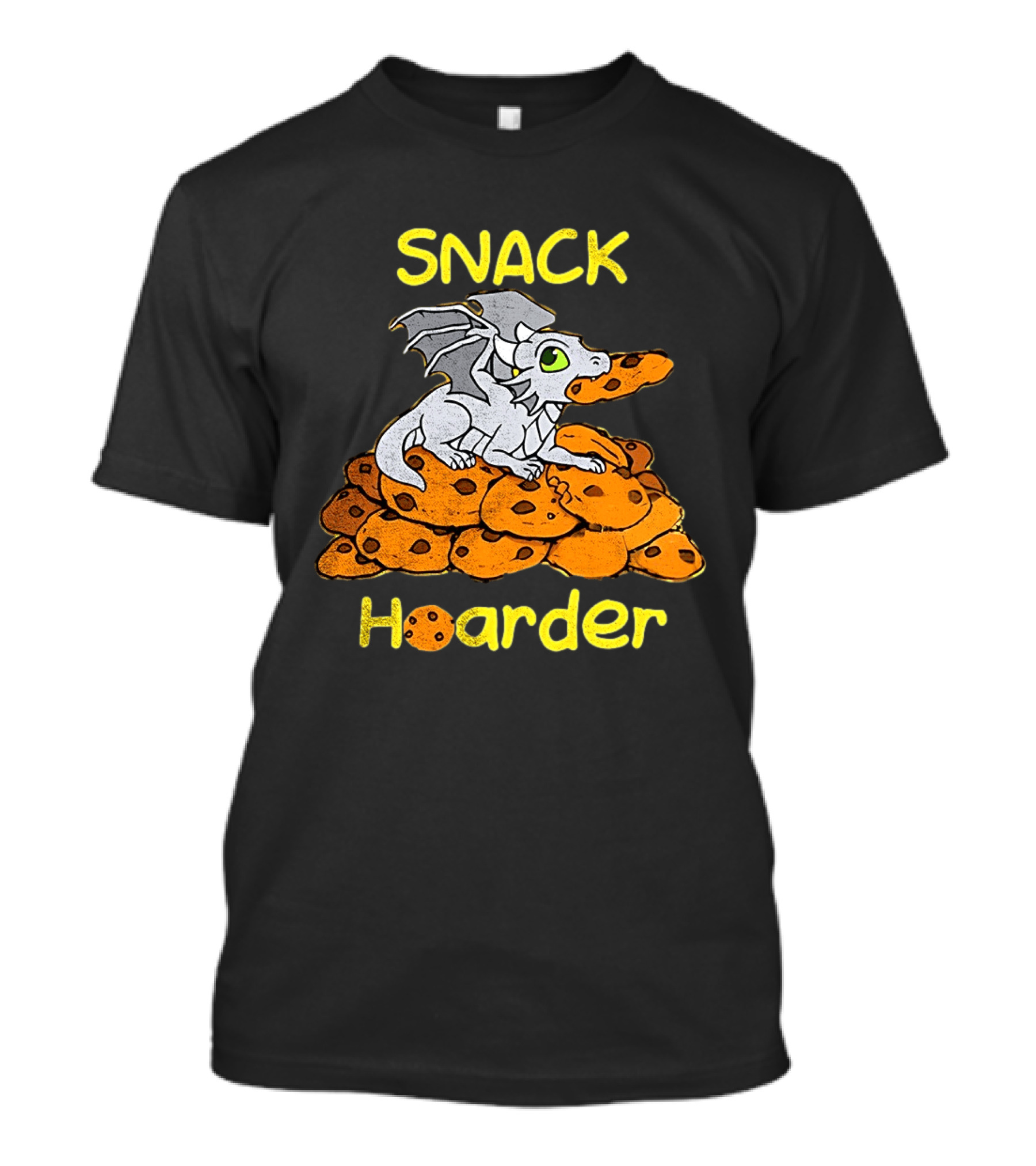 Snack Hoarder Dragon With Cookies T-Shirt