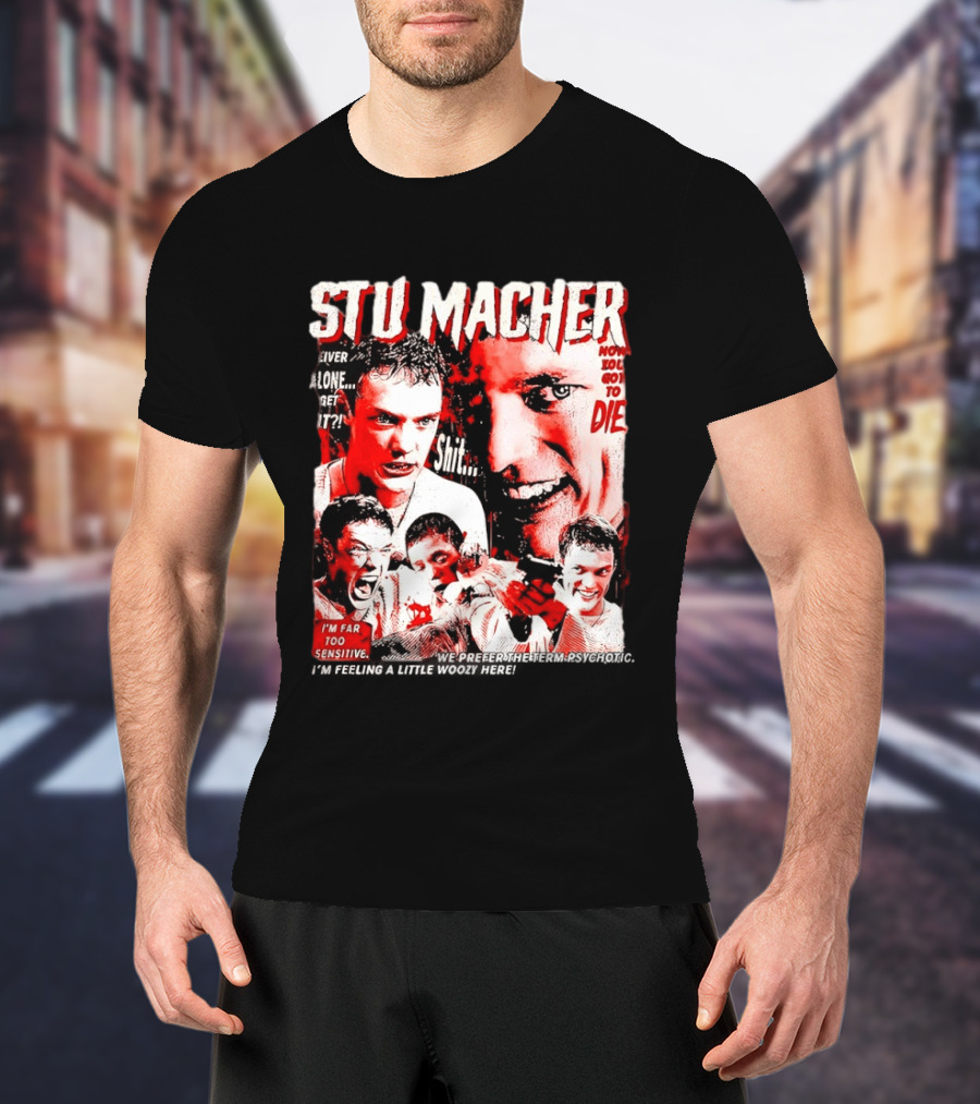 Stu Macher Scream Movie Liver Alone Get It Iconic Horror T-Shirt