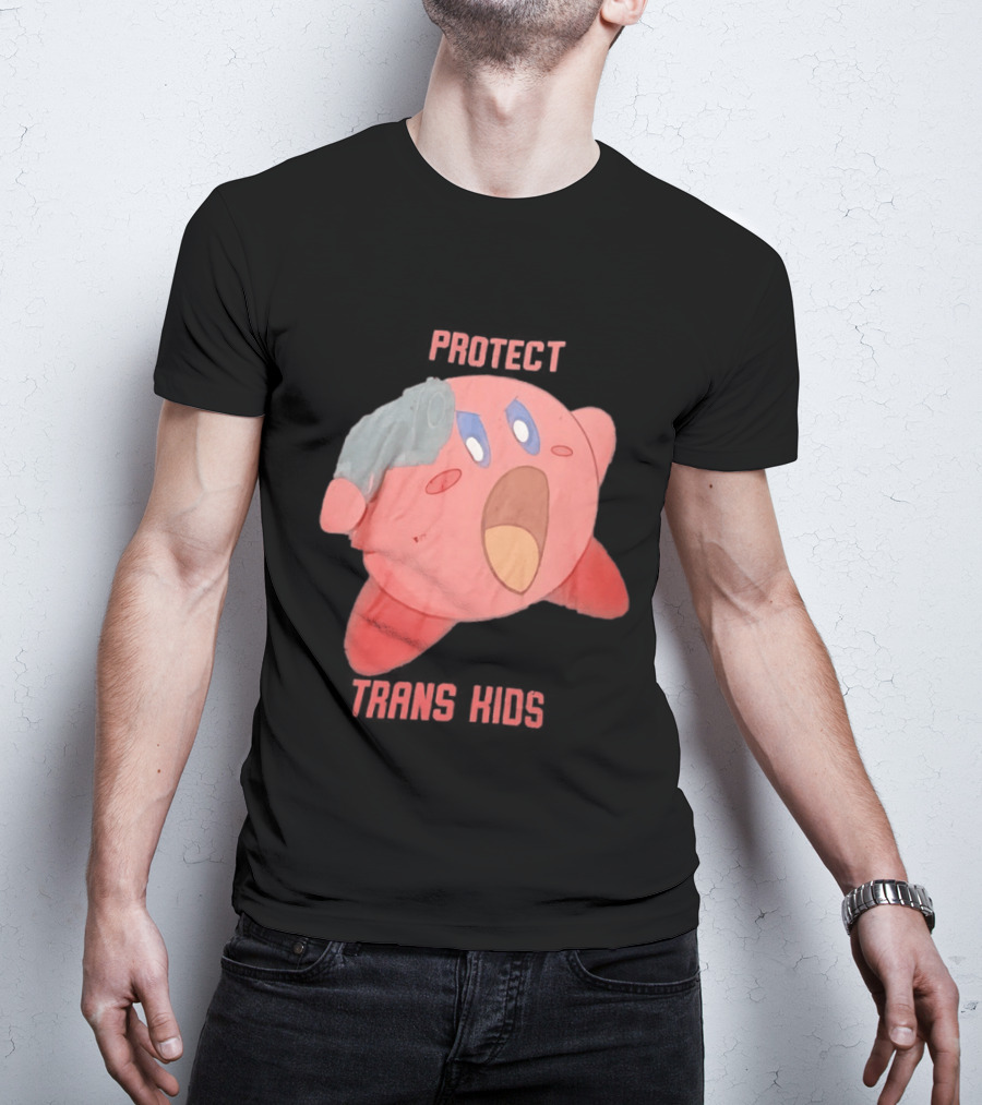 Kirby Protect Trans Kids T-Shirt
