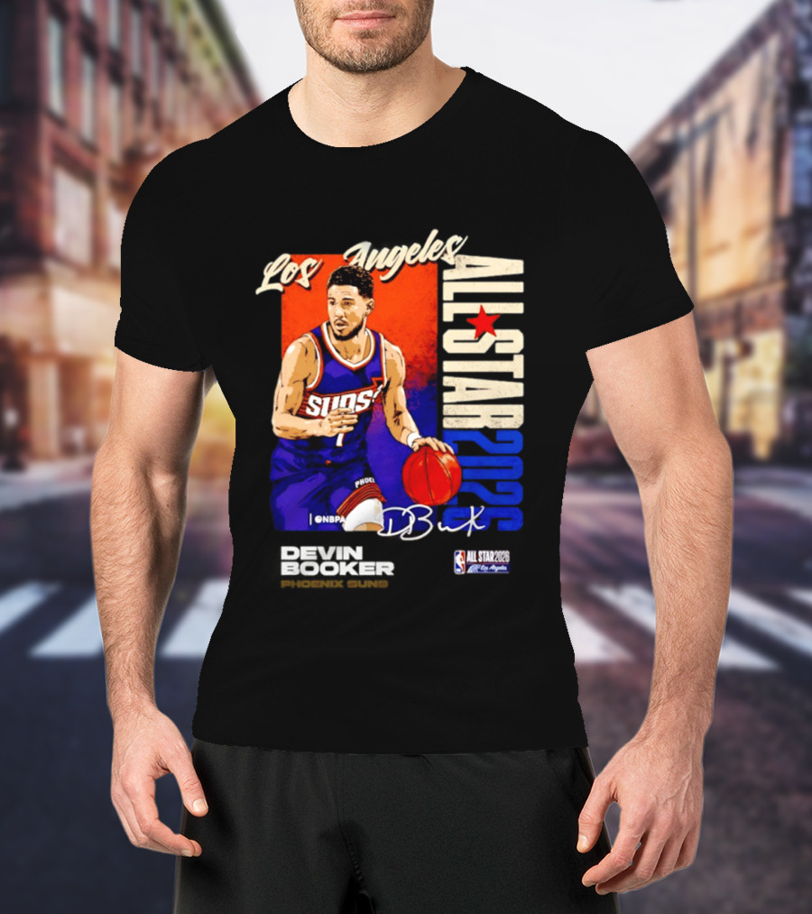 Devin Booker Los Angeles 2026 NBA All Star Suns D Book T-Shirt