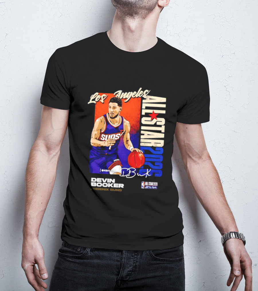 Devin Booker Los Angeles 2026 NBA All Star Suns D Book T-Shirt