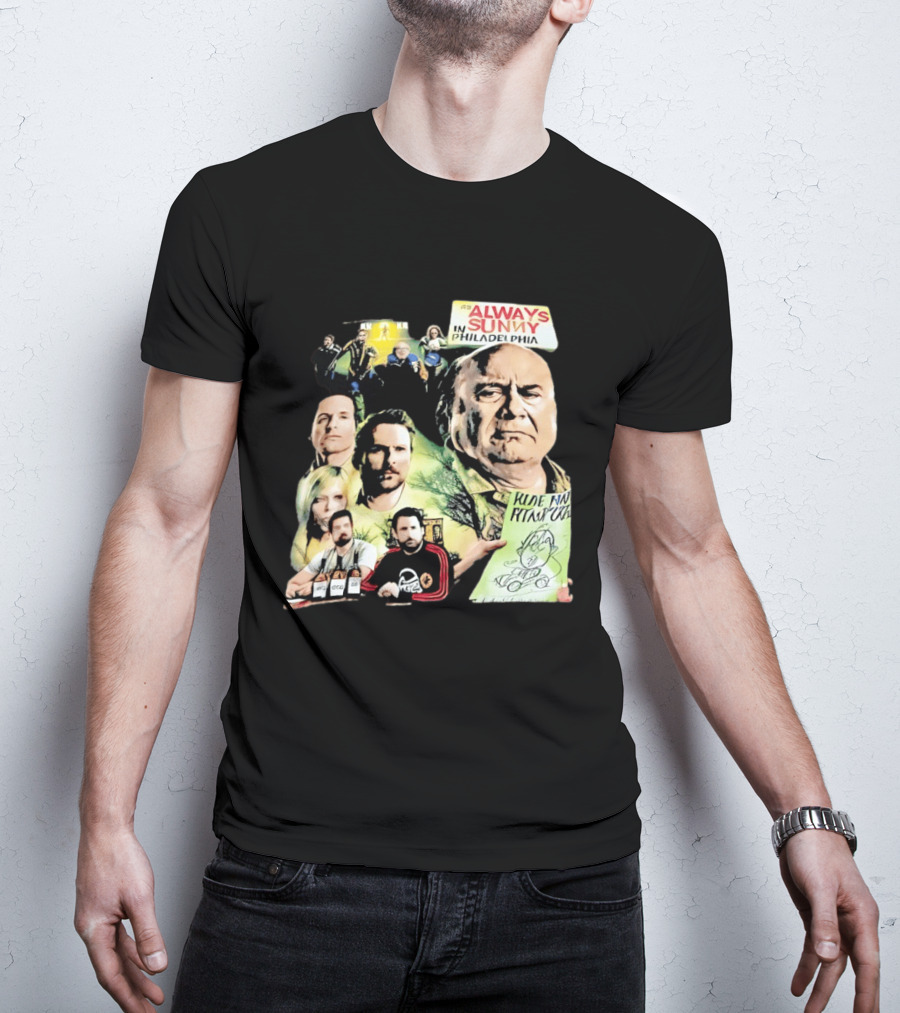 Always Sunny In Philadelphia Characters Collage T-Shirt