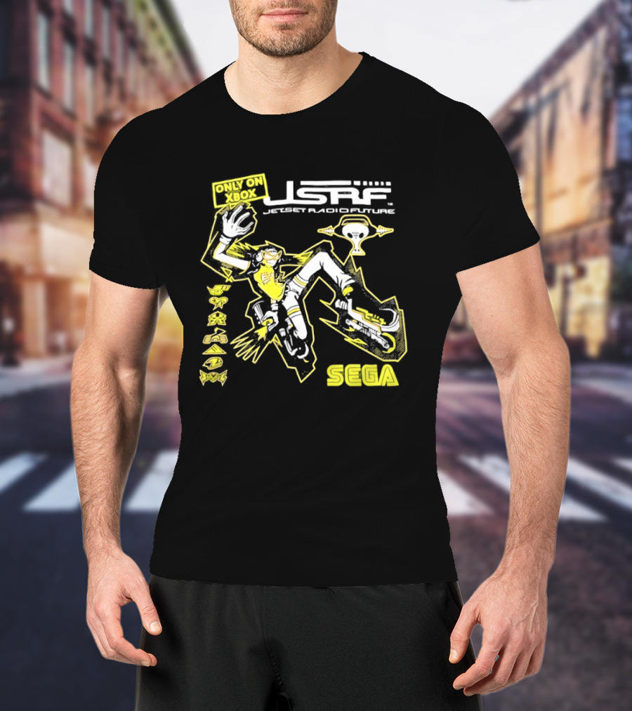 Jet Set Radio Future Sega Xbox Exclusive Iconic Game Characters T-Shirt