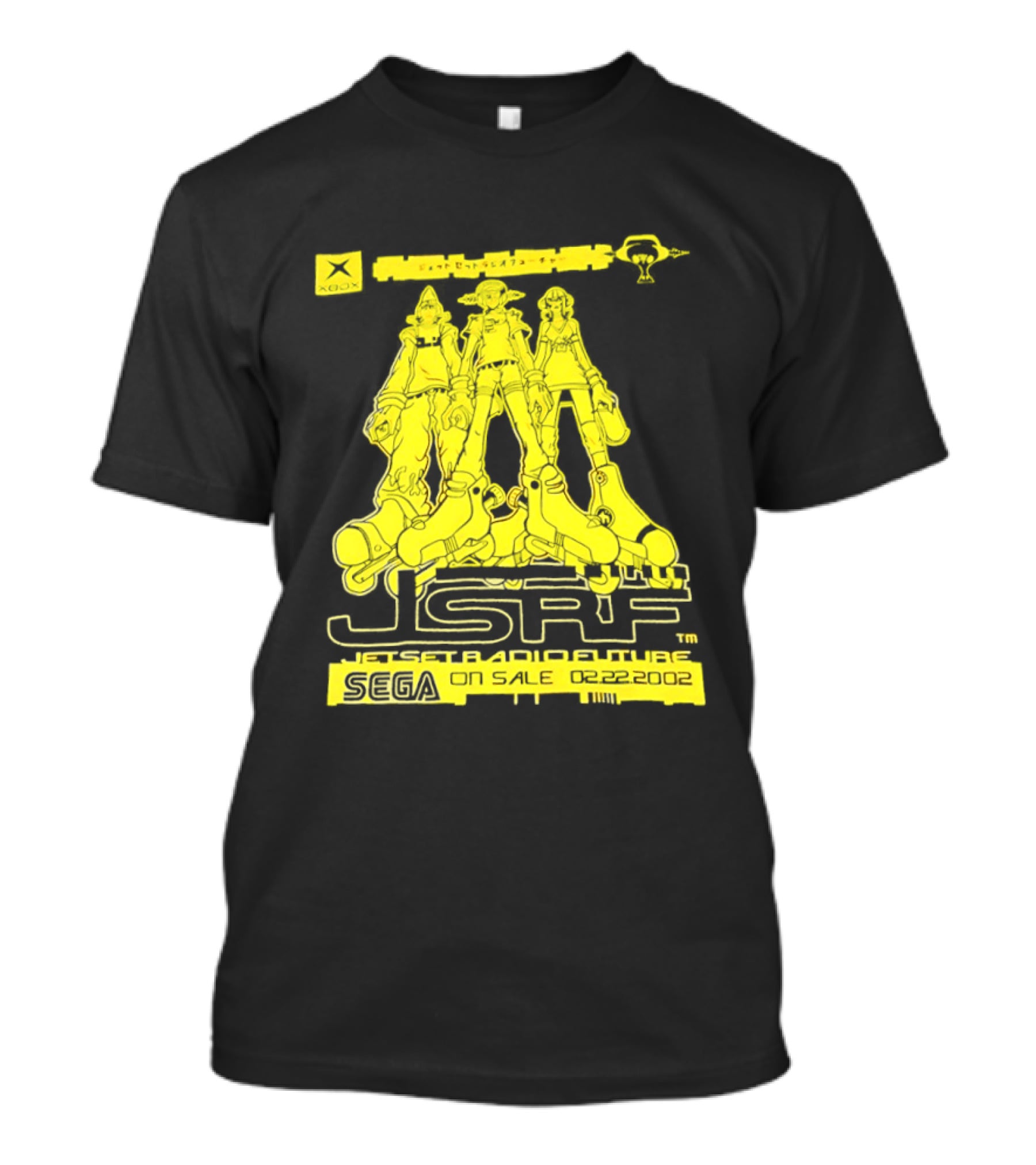 Jet Set Radio Future JSRF SEGA Xbox 2002 T-Shirt
