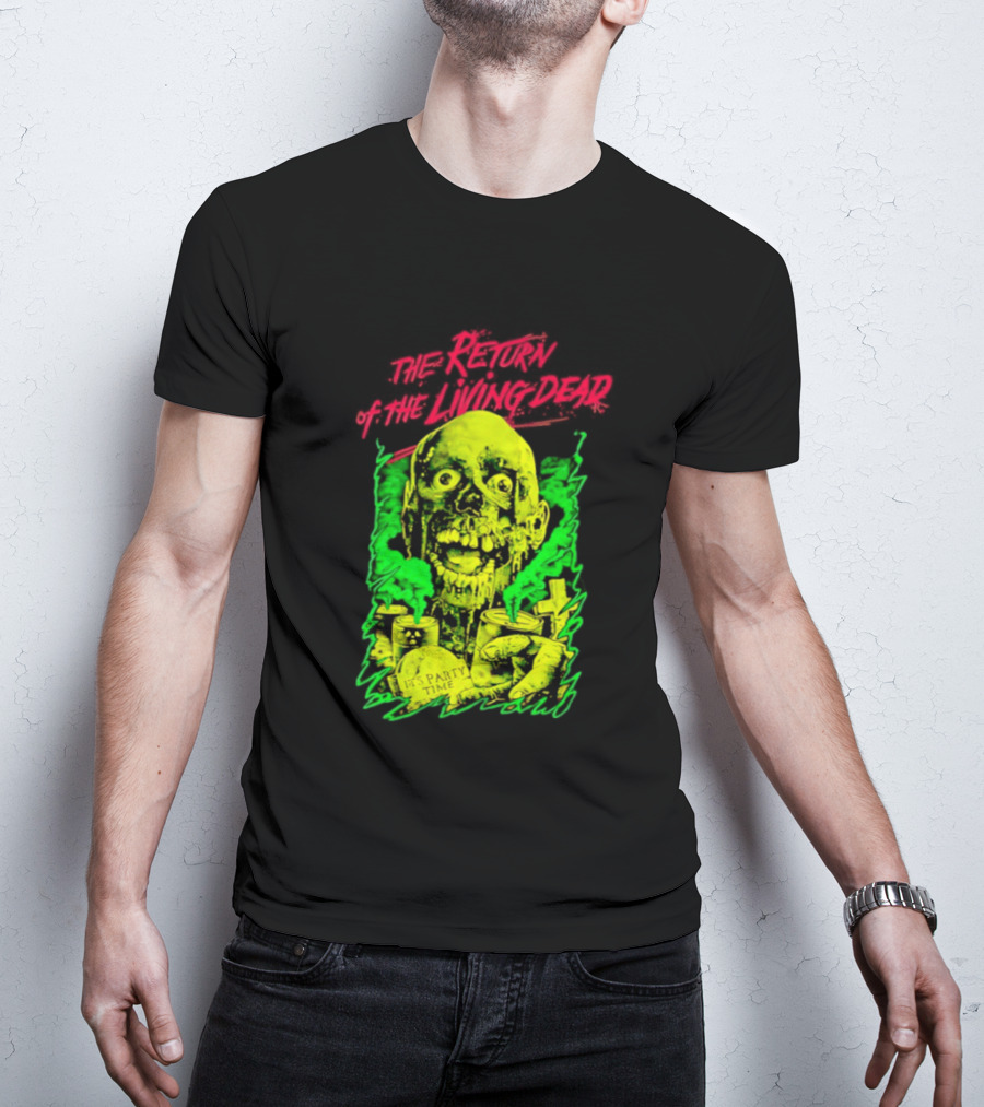Zombie It's Party Time Return Of The Living Dead Iconic Horror T-Shirt