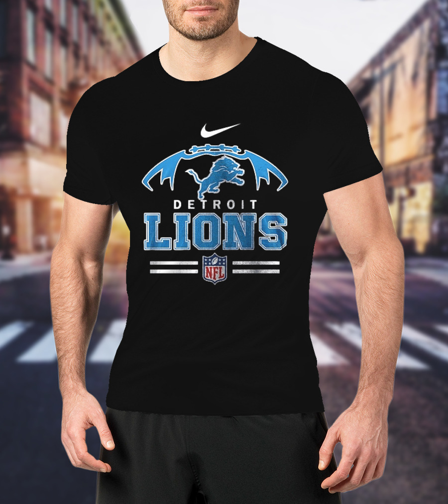 Detroit Lions Grumpy Old Caterpillar Operator NFL Nike T-Shirt