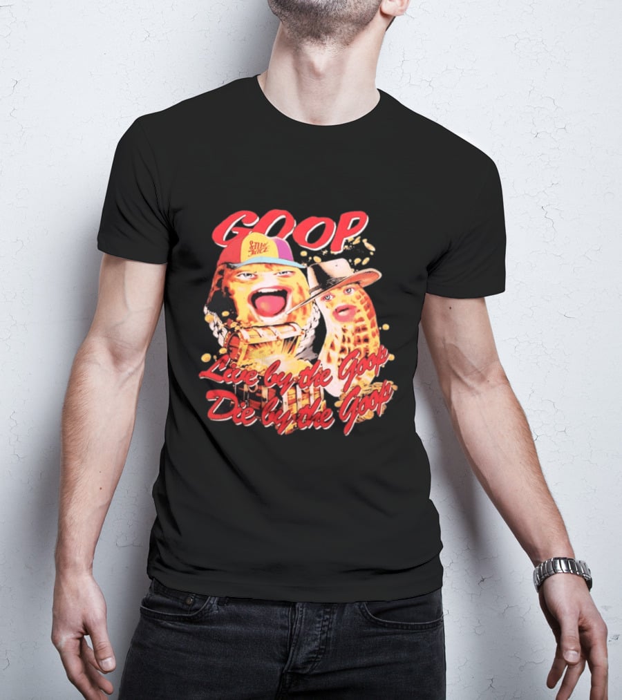 GOOP Live By The Goop Die By The Goop Peanuts Hat Drum T-Shirt
