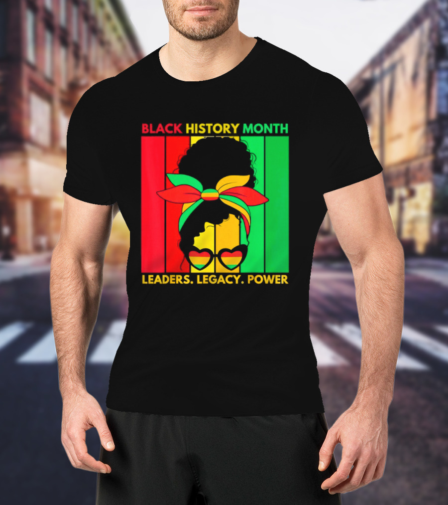 Black History Month Leaders Legacy Power African American T-Shirt