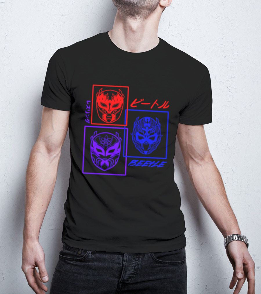 Crimson Beetle 3 Faces Of Beetle T-Shirt