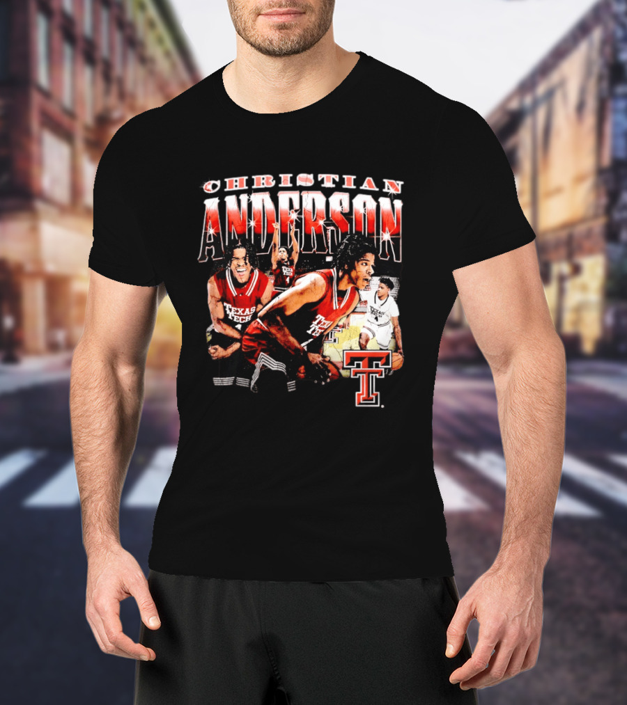 Christian Anderson Texas Tech Basketball 90s T-Shirt