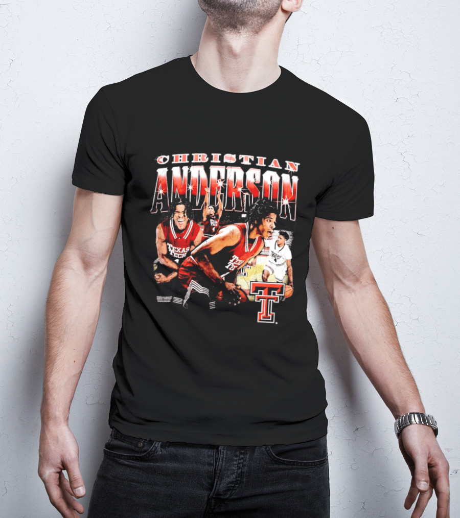 Christian Anderson Texas Tech Basketball 90s T-Shirt