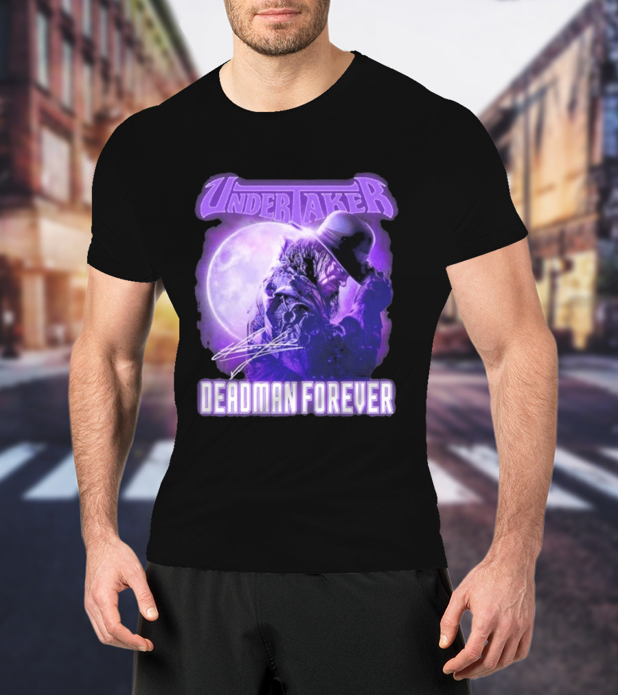 Undertaker Deadman Forever Purple Moon T-Shirt