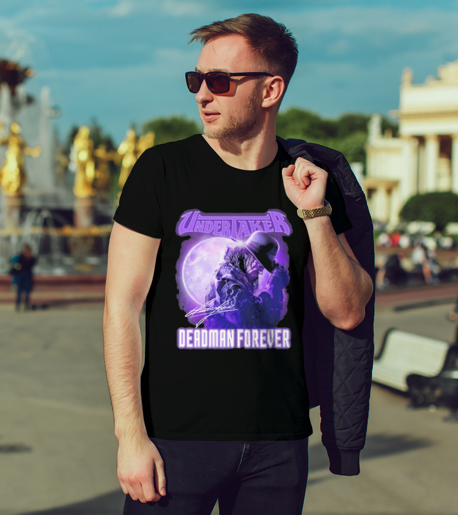 Undertaker Deadman Forever Purple Moon T-Shirt