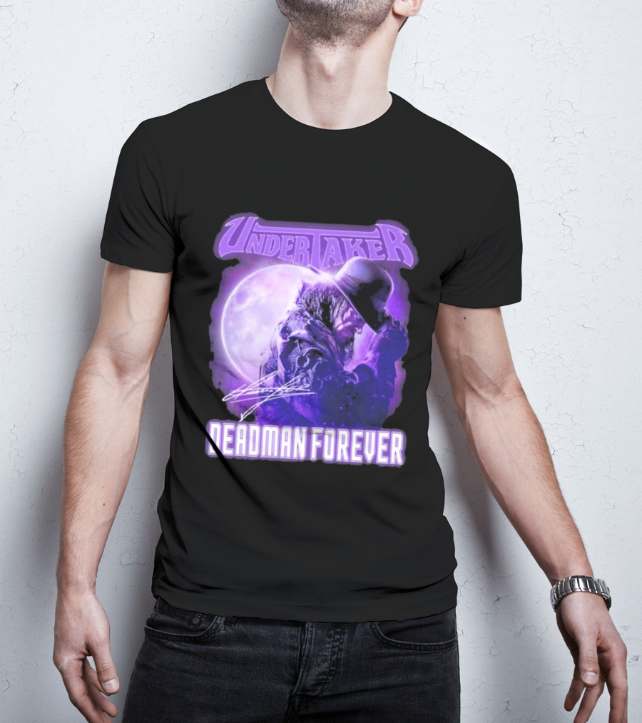 Undertaker Deadman Forever Purple Moon T-Shirt