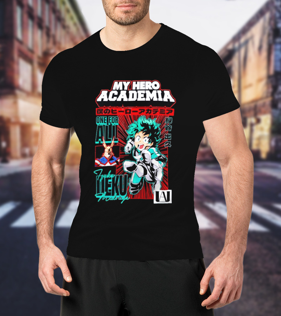 My Hero Academia Boku No Hero Deku One For All Manga T-Shirt