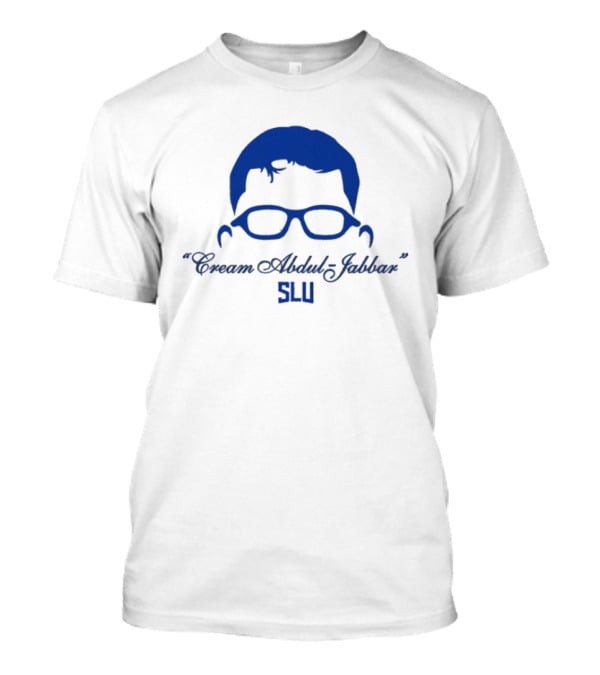 Cream Abdul Jabbar SLU Saint Louis Billikens Robbie Avila T-Shirt