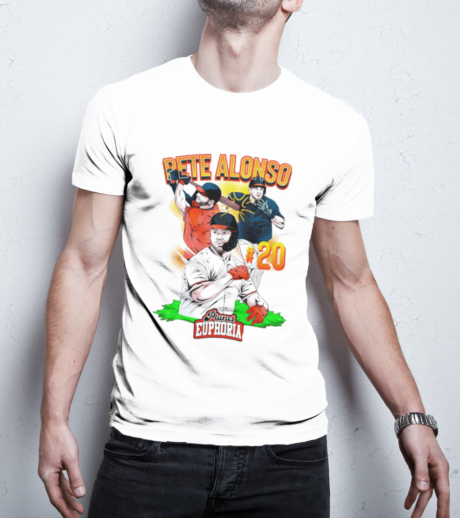 Pete Alonso Planet Euphoria #20 Baseball T-Shirt