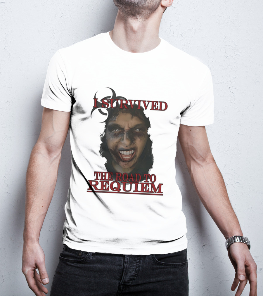 I Survived The Road To Requiem Intense Face Expression T-Shirt