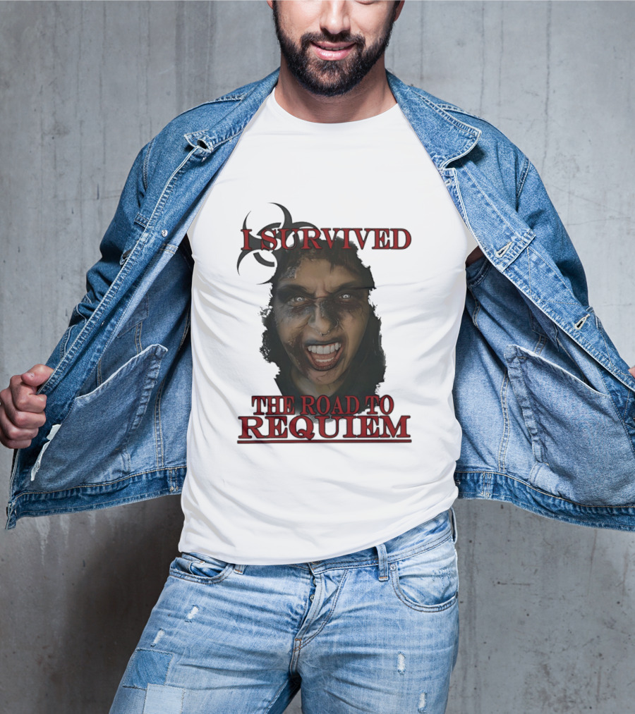 I Survived The Road To Requiem Intense Face Expression T-Shirt